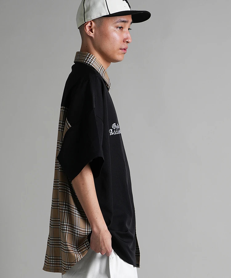 JACKROSE(ジャックローズ) |GA SEPARATE-CHECK S/S SHIRT(MENS)