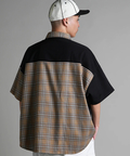 JACKROSE(ジャックローズ) |GA SEPARATE-CHECK S/S SHIRT(MENS)