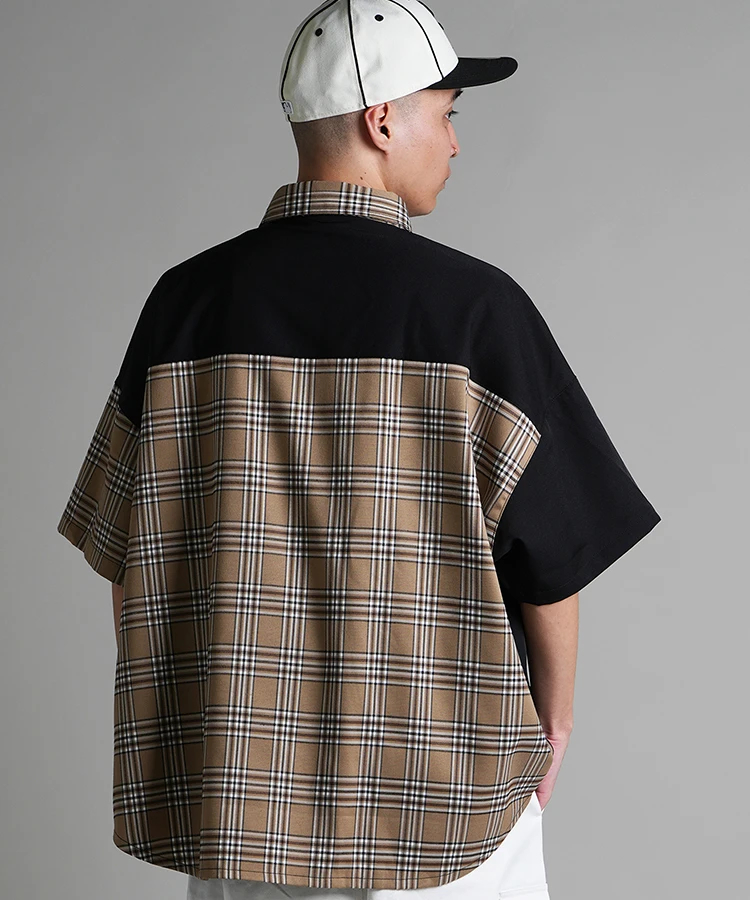 JACKROSE(ジャックローズ) |GA SEPARATE-CHECK S/S SHIRT(MENS)