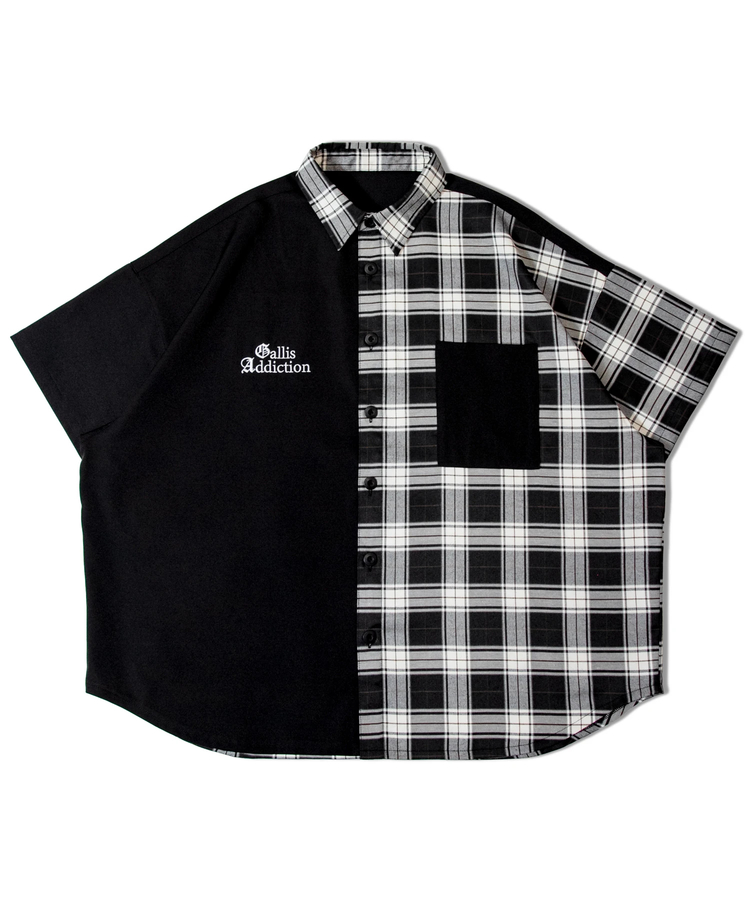JACKROSE(ジャックローズ) |GA SEPARATE-CHECK S/S SHIRT(MENS)