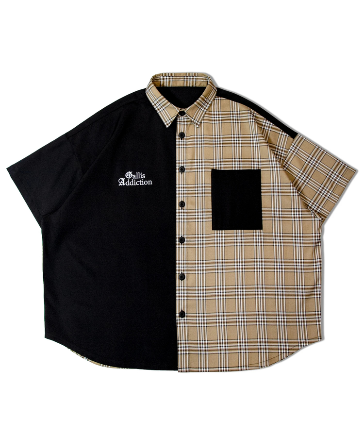 JACKROSE(ジャックローズ) |GA SEPARATE-CHECK S/S SHIRT(MENS)