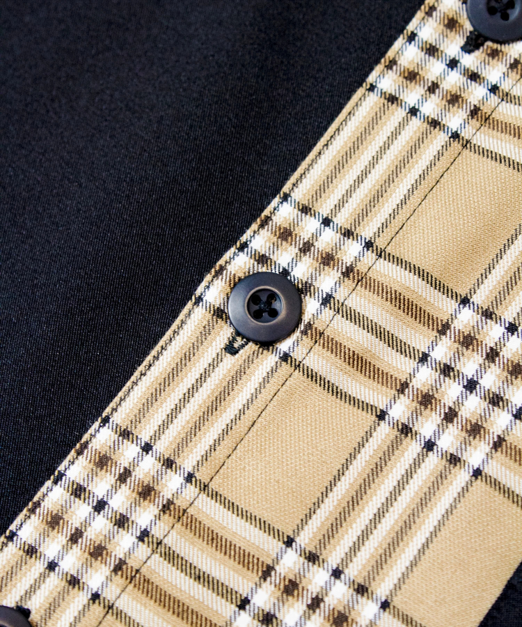 JACKROSE(ジャックローズ) |GA SEPARATE-CHECK S/S SHIRT(MENS)