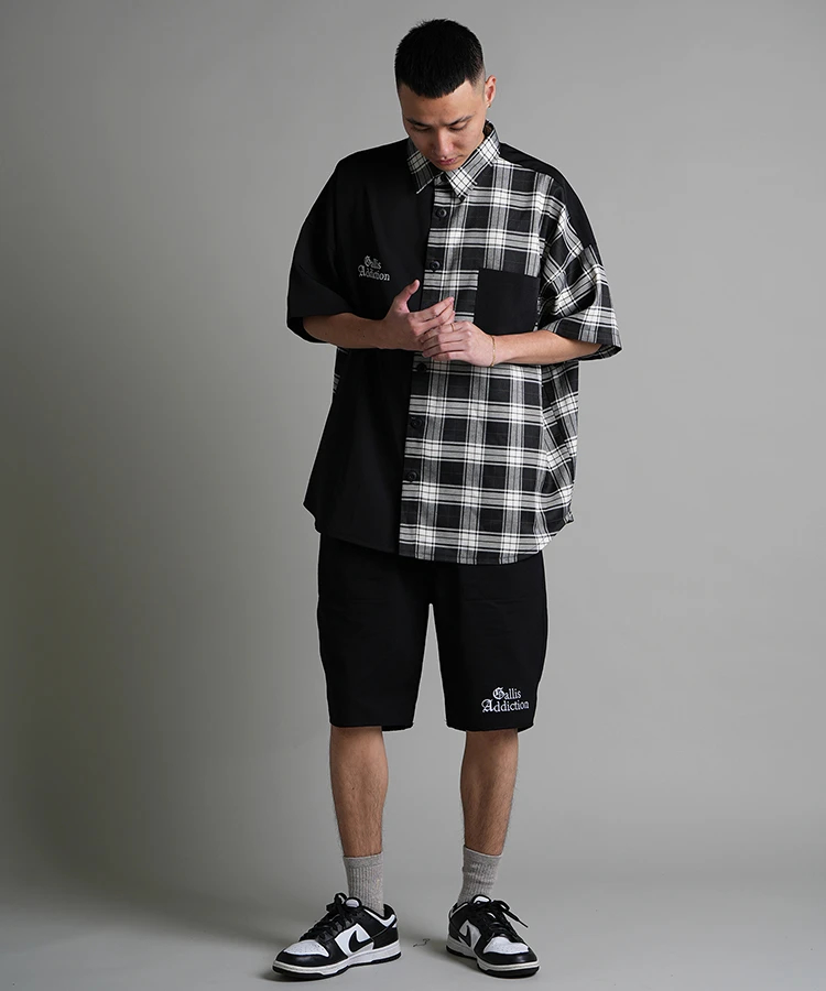 JACKROSE(ジャックローズ) |GA SEPARATE-CHECK S/S SHIRT(MENS)