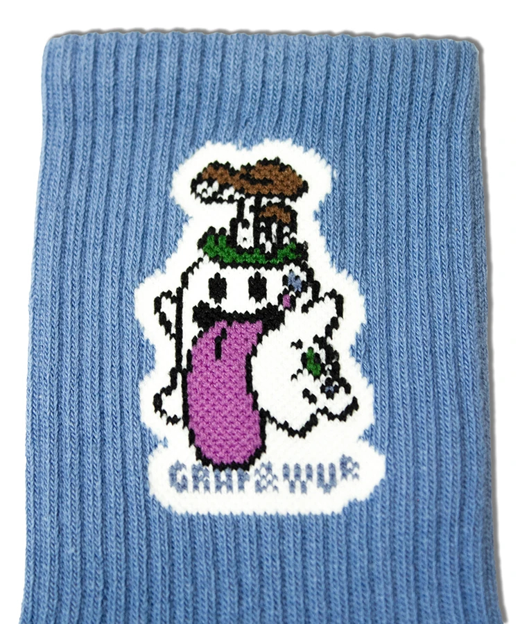JACKROSE(ジャックローズ) |GRAF&WU/グラフアンドウー MUSHROOM-BOO GHOST ソックス