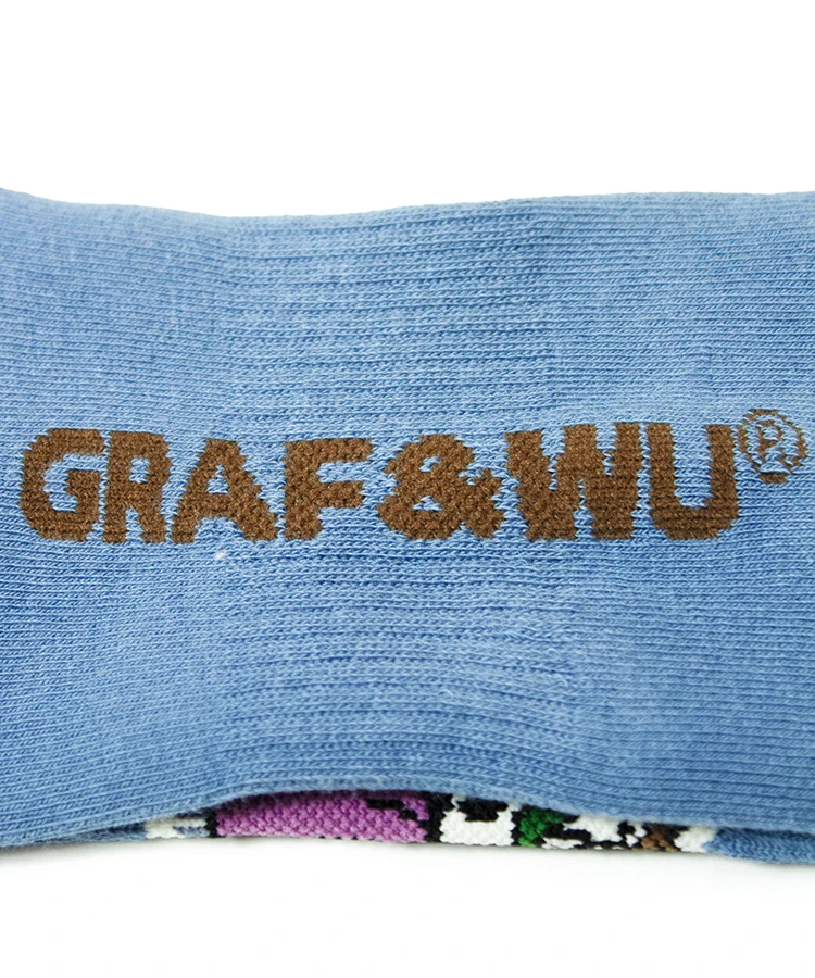 JACKROSE(ジャックローズ) |GRAF&WU / グラフアンドウー MUSHROOM-BOO GHOST ソックス