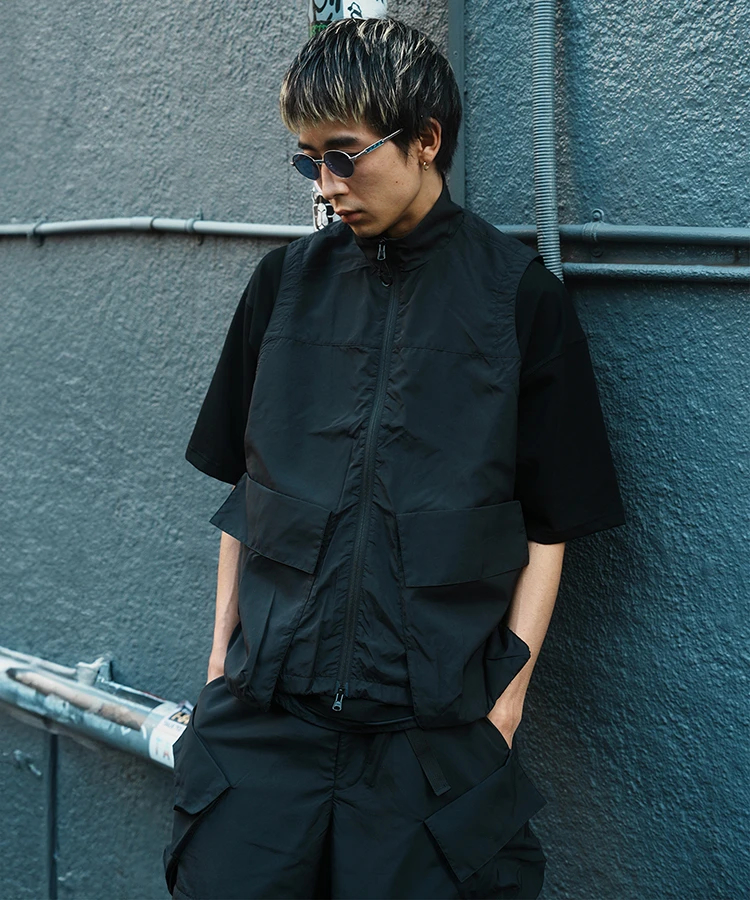 JACKROSE(ジャックローズ) |JE-NYLON TECH VEST *セットアップ対応(MENS)