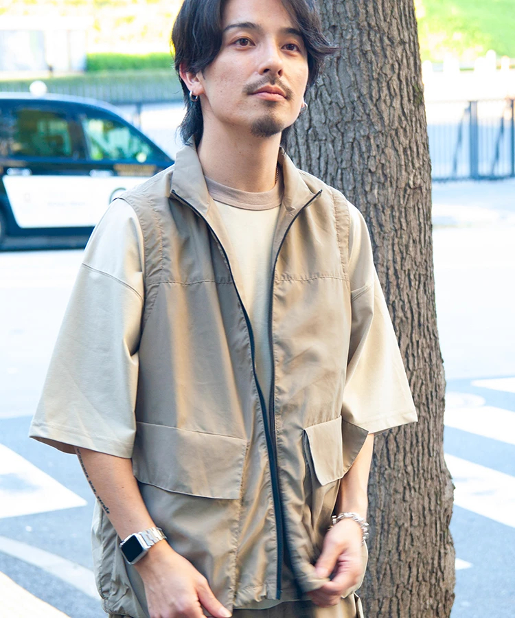 JACKROSE(ジャックローズ) |JE-NYLON TECH VEST *セットアップ対応(MENS)