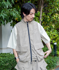 JACKROSE(ジャックローズ) |JE-NYLON TECH VEST *セットアップ対応(MENS)