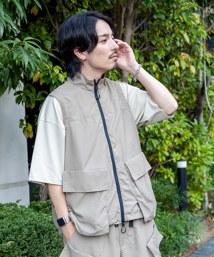 JACKROSE(ジャックローズ) |JE-NYLON TECH VEST *セットアップ対応(MENS)