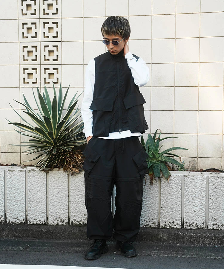 JACKROSE(ジャックローズ) |JE-NYLON TECH VEST *セットアップ対応(MENS)