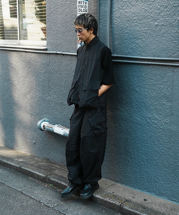 JACKROSE(ジャックローズ) |JE-NYLON TECH VEST *セットアップ対応(MENS)