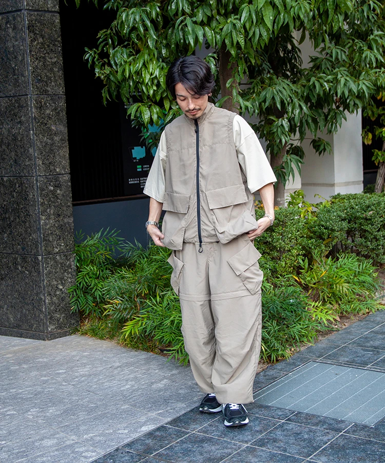 JACKROSE(ジャックローズ) |JE-NYLON TECH VEST *セットアップ対応(MENS)