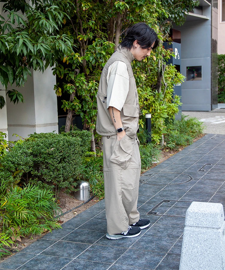 JACKROSE(ジャックローズ) |JE-NYLON TECH VEST *セットアップ対応(MENS)