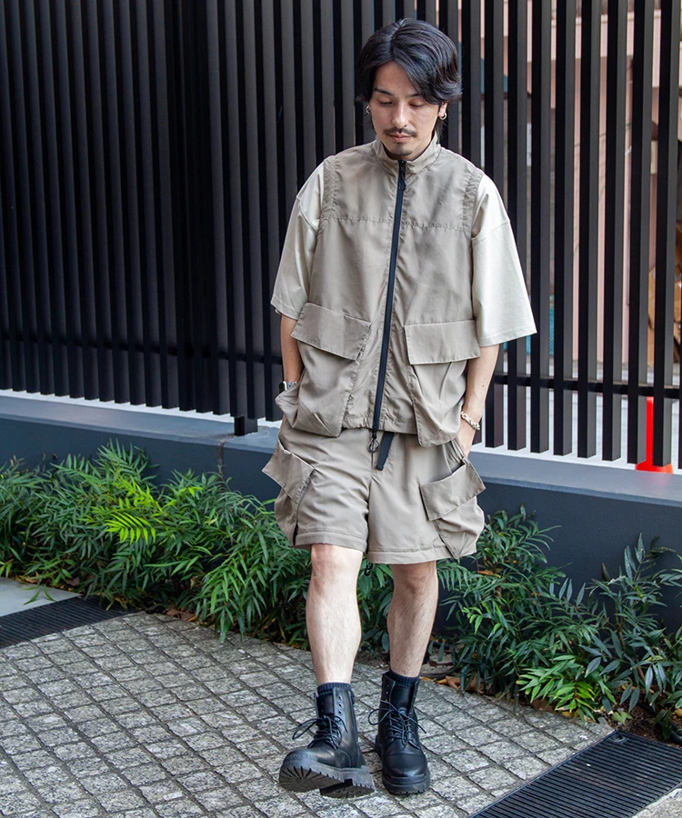 JACKROSE(ジャックローズ) |JE-NYLON TECH VEST *セットアップ対応(MENS)