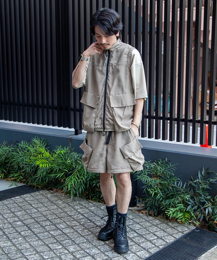 JACKROSE(ジャックローズ) |JE-NYLON TECH VEST *セットアップ対応(MENS)
