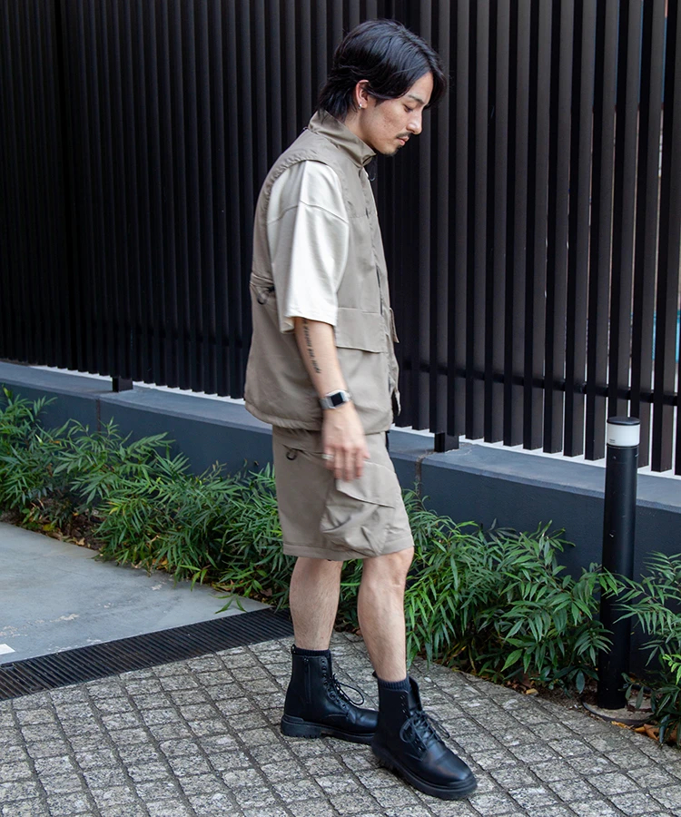 JACKROSE(ジャックローズ) |JE-NYLON TECH VEST *セットアップ対応(MENS)
