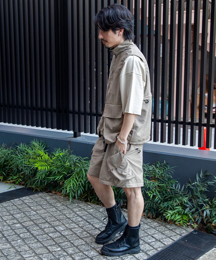JACKROSE(ジャックローズ) |JE-NYLON TECH VEST *セットアップ対応(MENS)