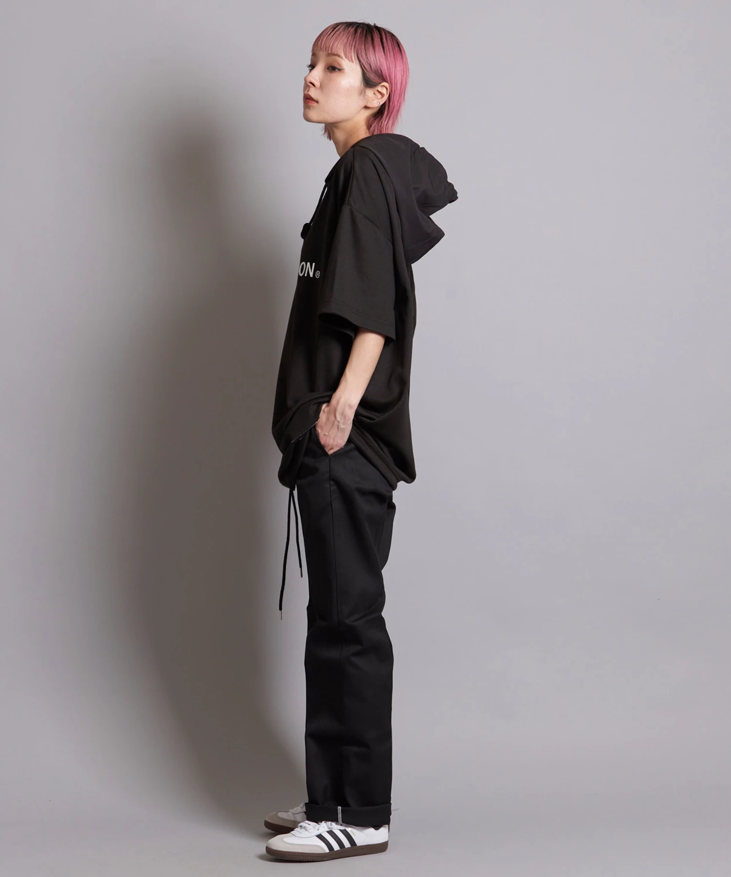 GA NYLON切替S/S HOODIE(MENS)｜ファッション通販 SANKO BAZAAR