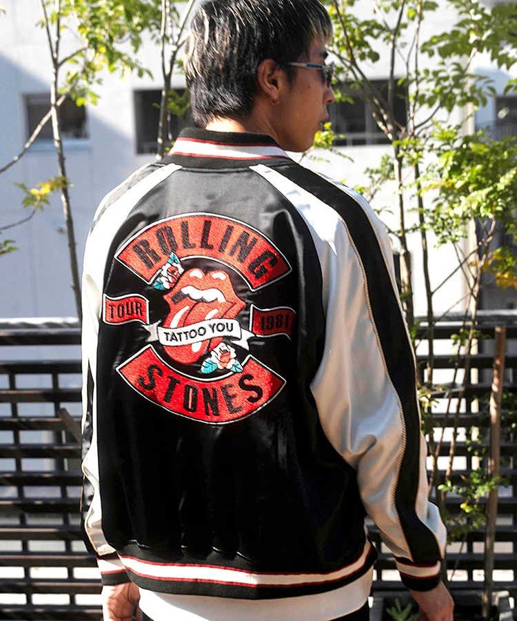 THE ROLLING STONES×JACKROSE】TATTOO YOU 刺繍スカジャン