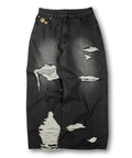 JACKROSE(ジャックローズ) |GALFY/ガルフィー G ロゴぼろぼろバギーデニム(MENS)