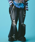 JACKROSE(ジャックローズ) |GALFY/ガルフィー G ロゴぼろぼろバギーデニム(MENS)