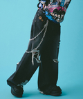 JACKROSE(ジャックローズ) |GALFY/ガルフィー G ロゴぼろぼろバギーデニム(MENS)