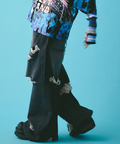 JACKROSE(ジャックローズ) |GALFY/ガルフィー G ロゴぼろぼろバギーデニム(MENS)