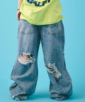 JACKROSE(ジャックローズ) |GALFY/ガルフィー G ロゴぼろぼろバギーデニム(MENS)