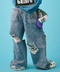 JACKROSE(ジャックローズ) |GALFY/ガルフィー G ロゴぼろぼろバギーデニム(MENS)