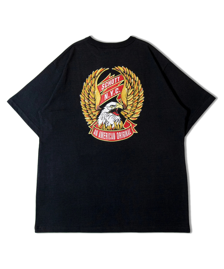 JACKROSE(ジャックローズ) |Schott/ショット EAGLE AND RIBBON EMB S/S T-SHIRTS(MENS)