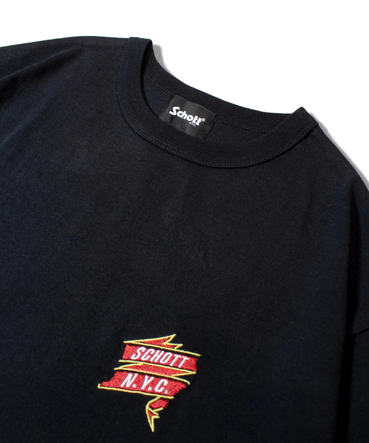 JACKROSE(ジャックローズ) |Schott/ショット EAGLE AND RIBBON EMB S/S T-SHIRTS(MENS)