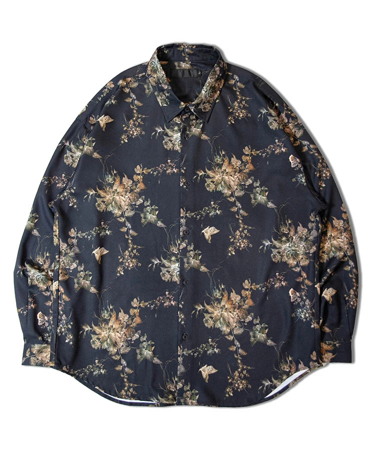 JACKROSE(ジャックローズ) |LV とろみ総柄-LS SHIRTS-24S(MENS)