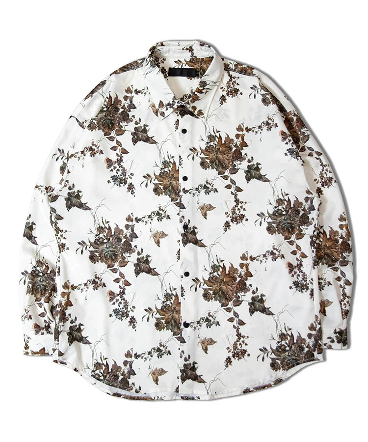 JACKROSE(ジャックローズ) |LV とろみ総柄-LS SHIRTS-24S(MENS)