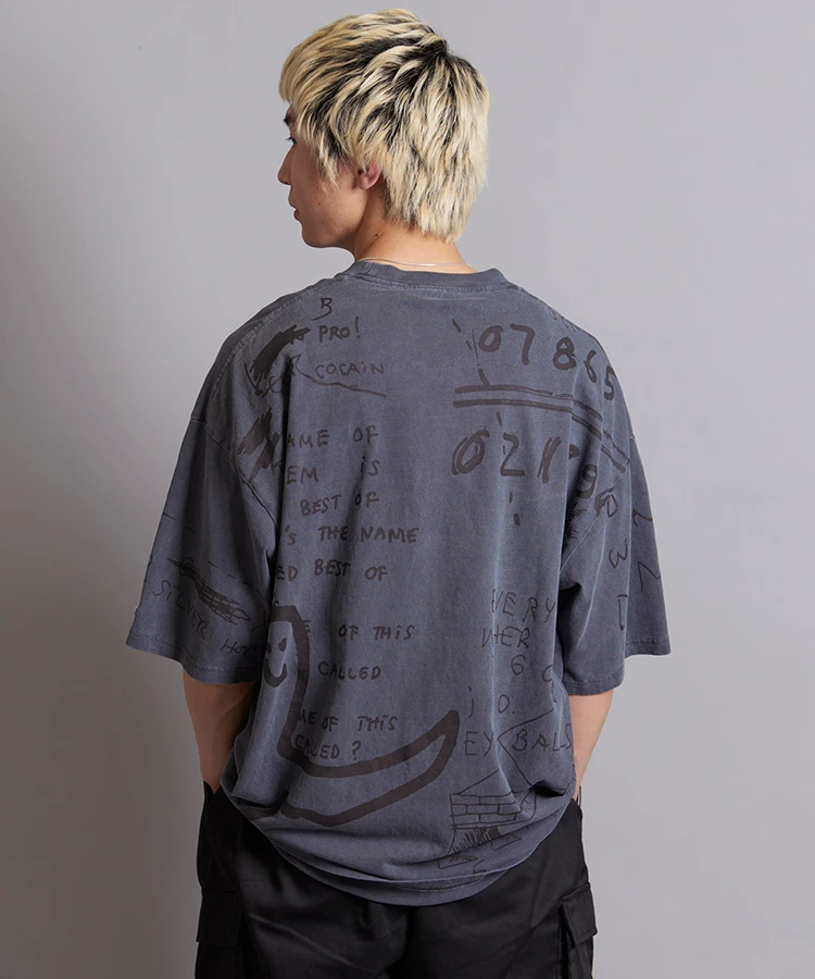 JACKROSE(ジャックローズ) |What it isNt-MG/ワットイットイズントバイマークゴンザレス 2H7-14369-ピグメント染め BIG S/S TEE(MENS)