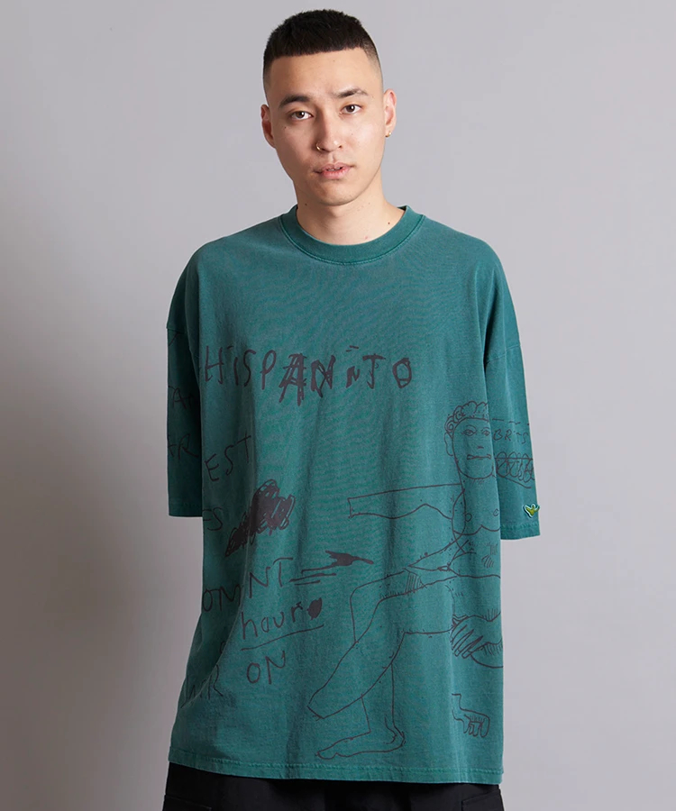 JACKROSE(ジャックローズ) |What it isNt-MG/ワットイットイズントバイマークゴンザレス 2H7-14369-ピグメント染め BIG S/S TEE(MENS)