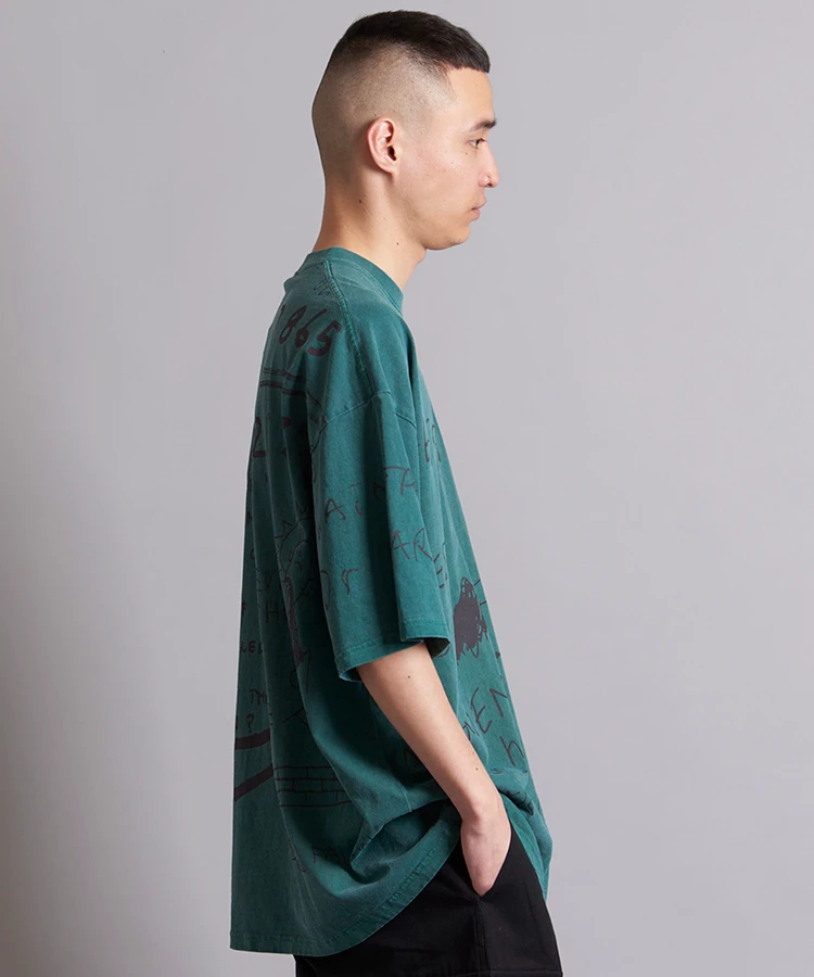 JACKROSE(ジャックローズ) |What it isNt-MG/ワットイットイズントバイマークゴンザレス 2H7-14369-ピグメント染め BIG S/S TEE(MENS)