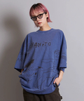 JACKROSE(ジャックローズ) |What it isNt-MG/ワットイットイズントバイマークゴンザレス 2H7-14369-ピグメント染め BIG S/S TEE(MENS)