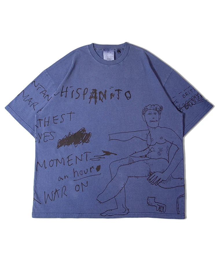 JACKROSE(ジャックローズ) |What it isNt-MG/ワットイットイズントバイマークゴンザレス 2H7-14369-ピグメント染め BIG S/S TEE(MENS)