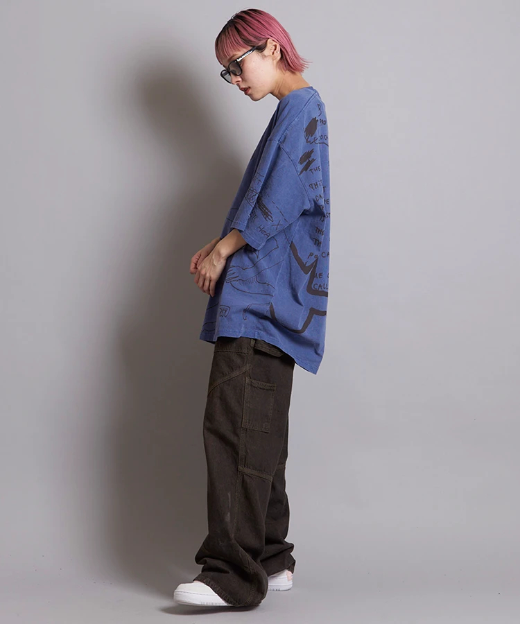 JACKROSE(ジャックローズ) |What it isNt-MG/ワットイットイズントバイマークゴンザレス 2H7-14369-ピグメント染め BIG S/S TEE(MENS)
