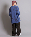JACKROSE(ジャックローズ) |What it isNt-MG/ワットイットイズントバイマークゴンザレス 2H7-14369-ピグメント染め BIG S/S TEE(MENS)