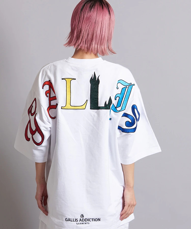 JACKROSE(ジャックローズ) |GA RANDOM-COLOR刺繍 S/S TEE *セットアップ対応(MENS)