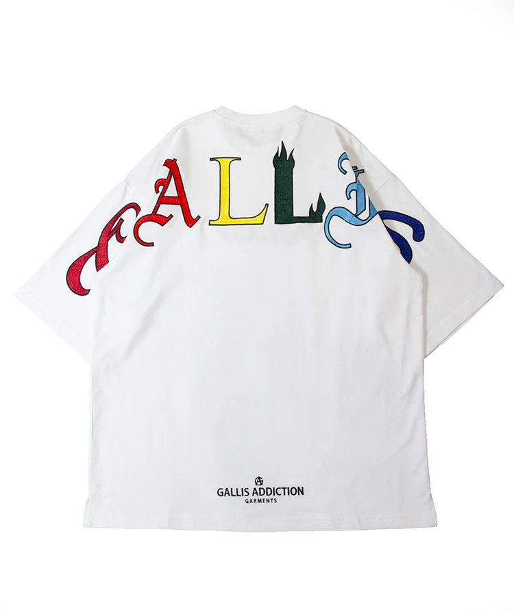JACKROSE(ジャックローズ) |GA RANDOM-COLOR刺繍 S/S TEE *セットアップ対応(MENS)