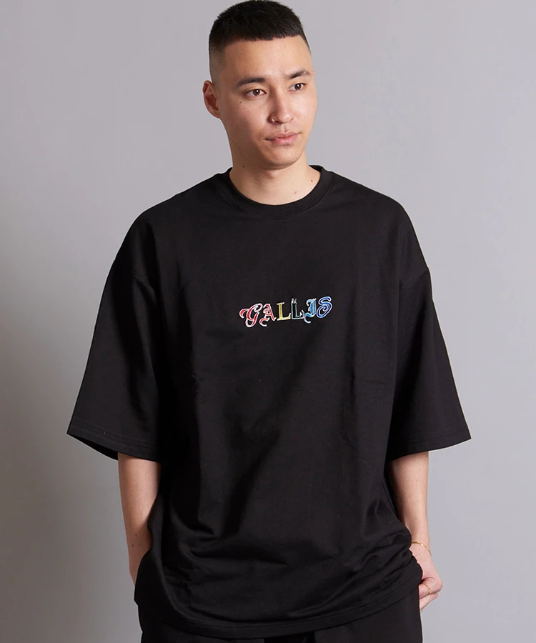 JACKROSE(ジャックローズ) |GA RANDOM-COLOR刺繍 S/S TEE *セットアップ対応(MENS)