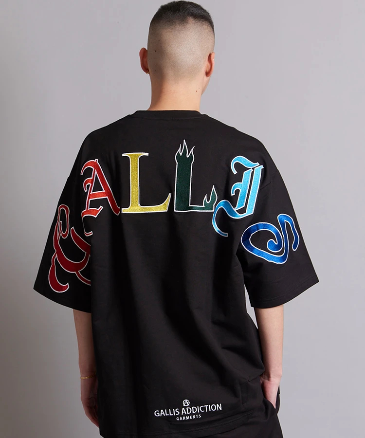 JACKROSE(ジャックローズ) |GA RANDOM-COLOR刺繍 S/S TEE *セットアップ対応(MENS)