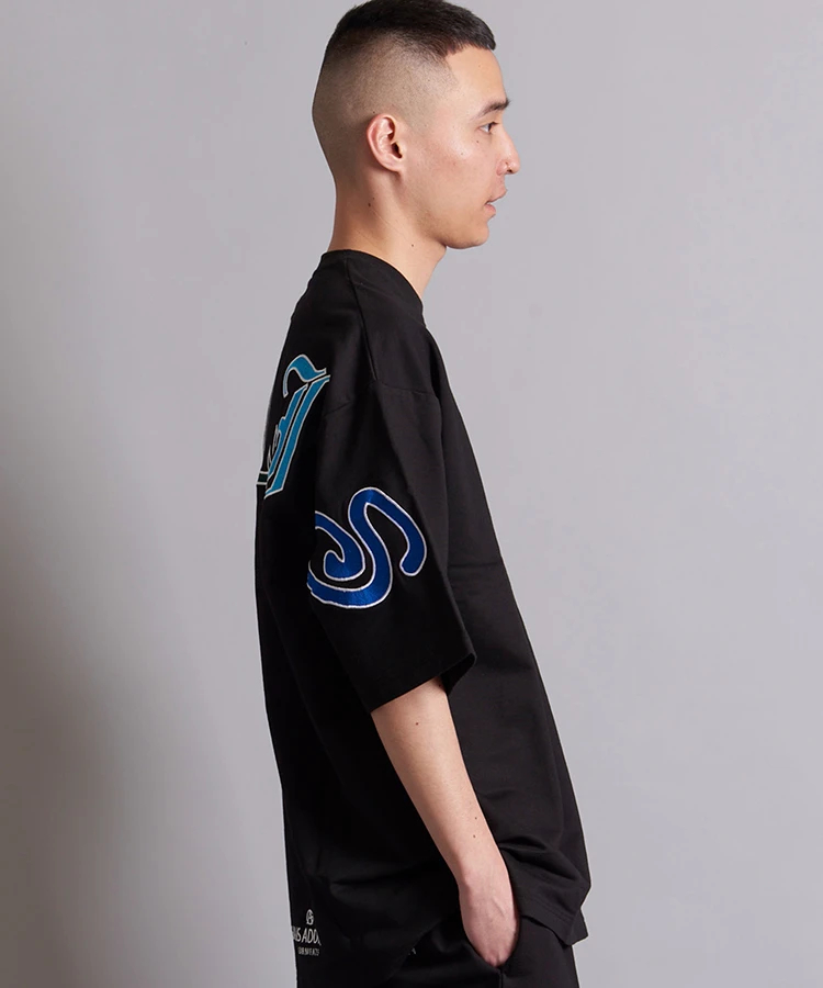 JACKROSE(ジャックローズ) |GA RANDOM-COLOR刺繍 S/S TEE *セットアップ対応(MENS)