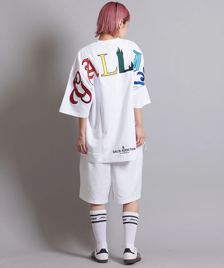 JACKROSE(ジャックローズ) |GA RANDOM-COLOR刺繍 S/S TEE *セットアップ対応(MENS)