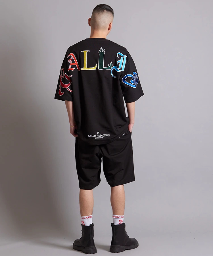 JACKROSE(ジャックローズ) |GA RANDOM-COLOR刺繍 S/S TEE *セットアップ対応(MENS)