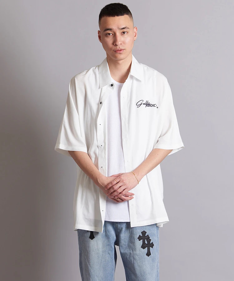 JACKROSE(ジャックローズ) |GA SHOULDER-LOGO S/S SHIRT(MENS)