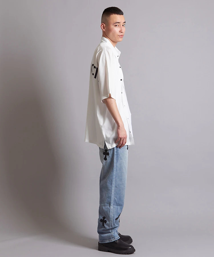 JACKROSE(ジャックローズ) |GA SHOULDER-LOGO S/S SHIRT(MENS)