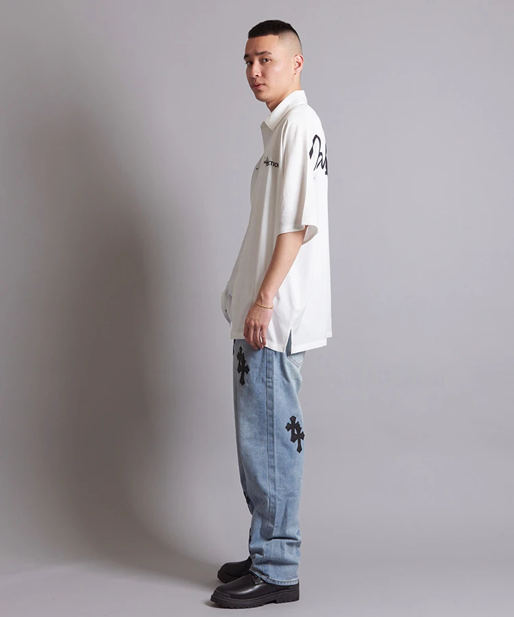 JACKROSE(ジャックローズ) |GA SHOULDER-LOGO S/S SHIRT(MENS)